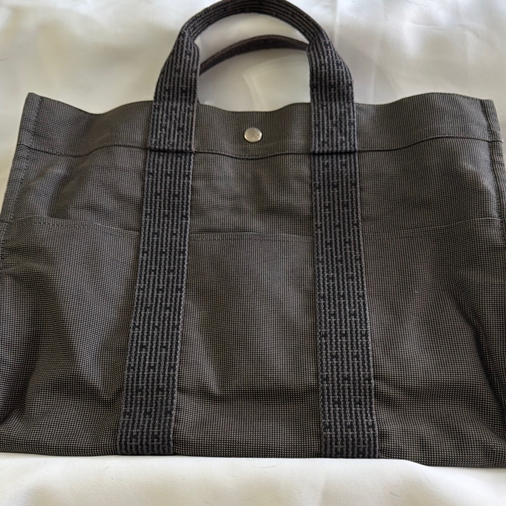 Hermes greyish Tote Bag